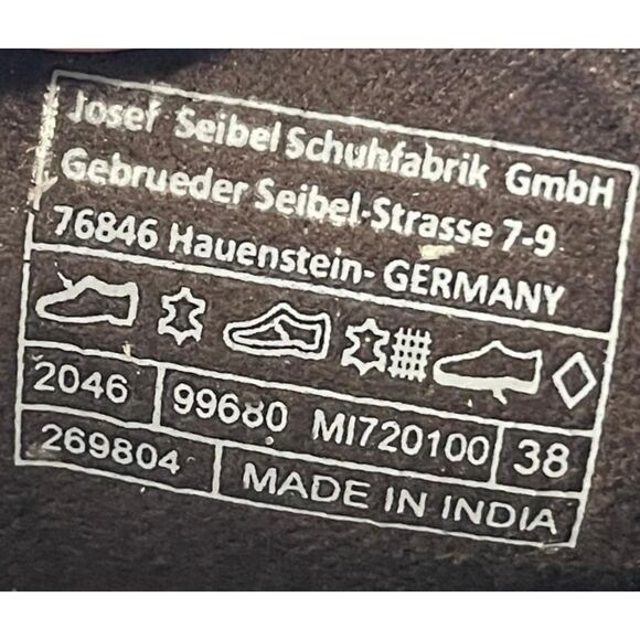 JOSEF SEIBEL "Sienna 80" Black Ankle Boot, NEW! Size EU38 (US 7-7.5) - Picture 8 of 11